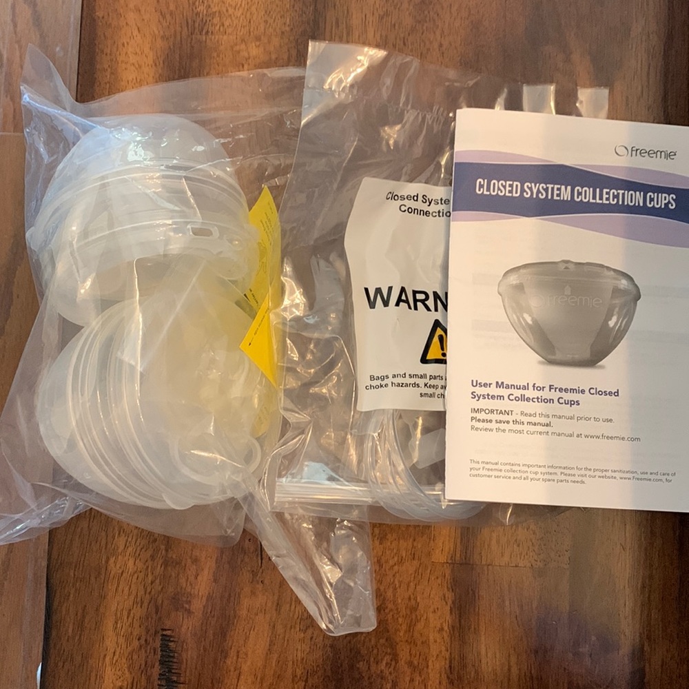 Freemie Hands-Free Breast Milk Collection Cups | 25mm + 28mm Flanges Included